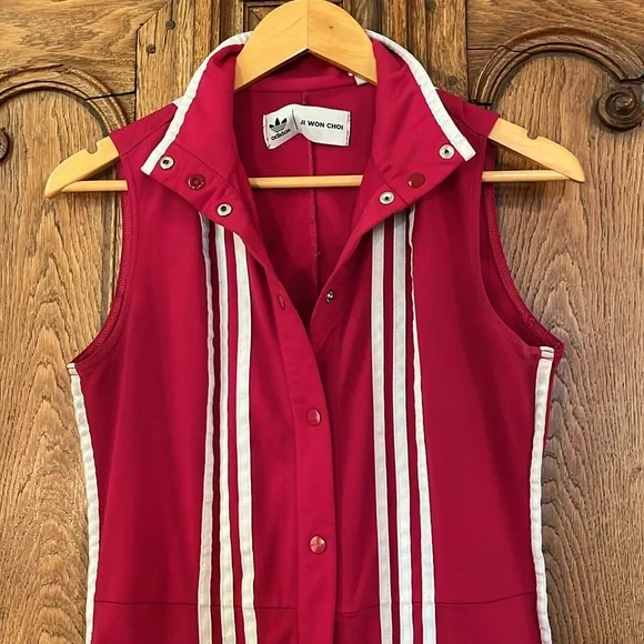 adidas Originals Red Jumpsuit - Picture 8 of 16